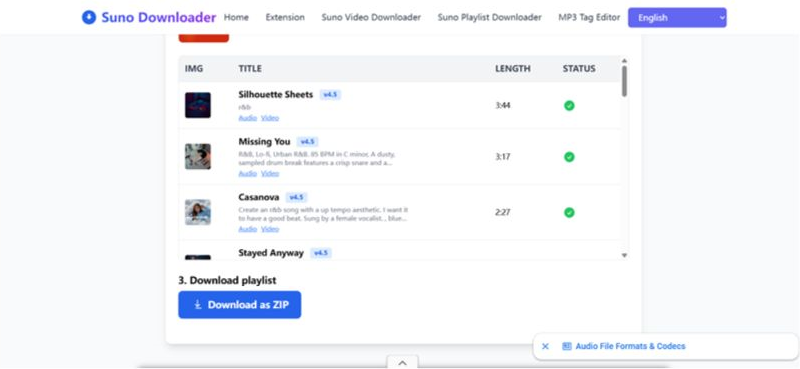 How to Download Suno Songs in Playlist