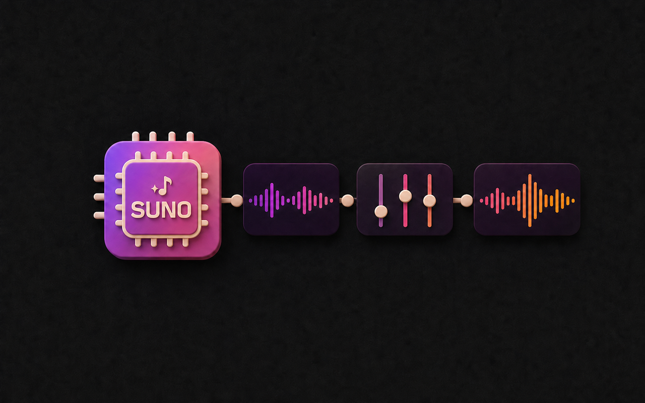 Suno v5.5 audio engine and high-fidelity processing